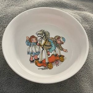 Raggedy Ann & Andy Cereal Bowl